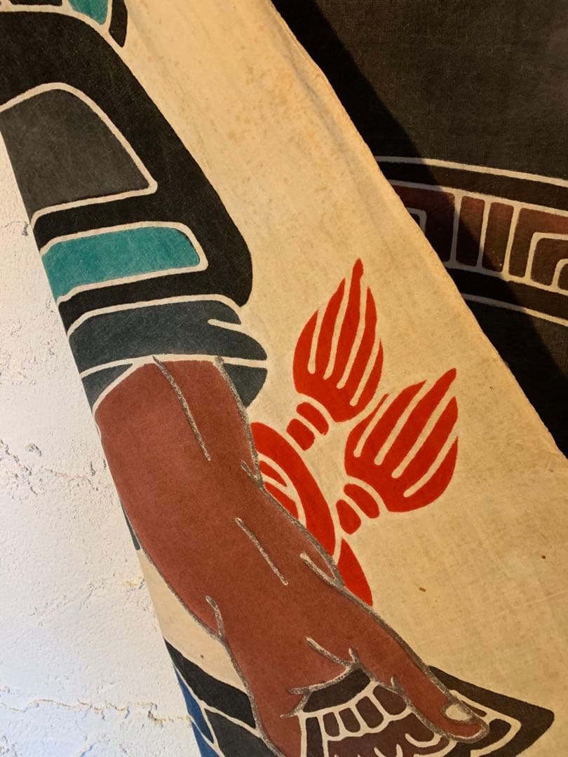 鍾馗　旗　染物　幟旗　巨大　大判　のぼり旗