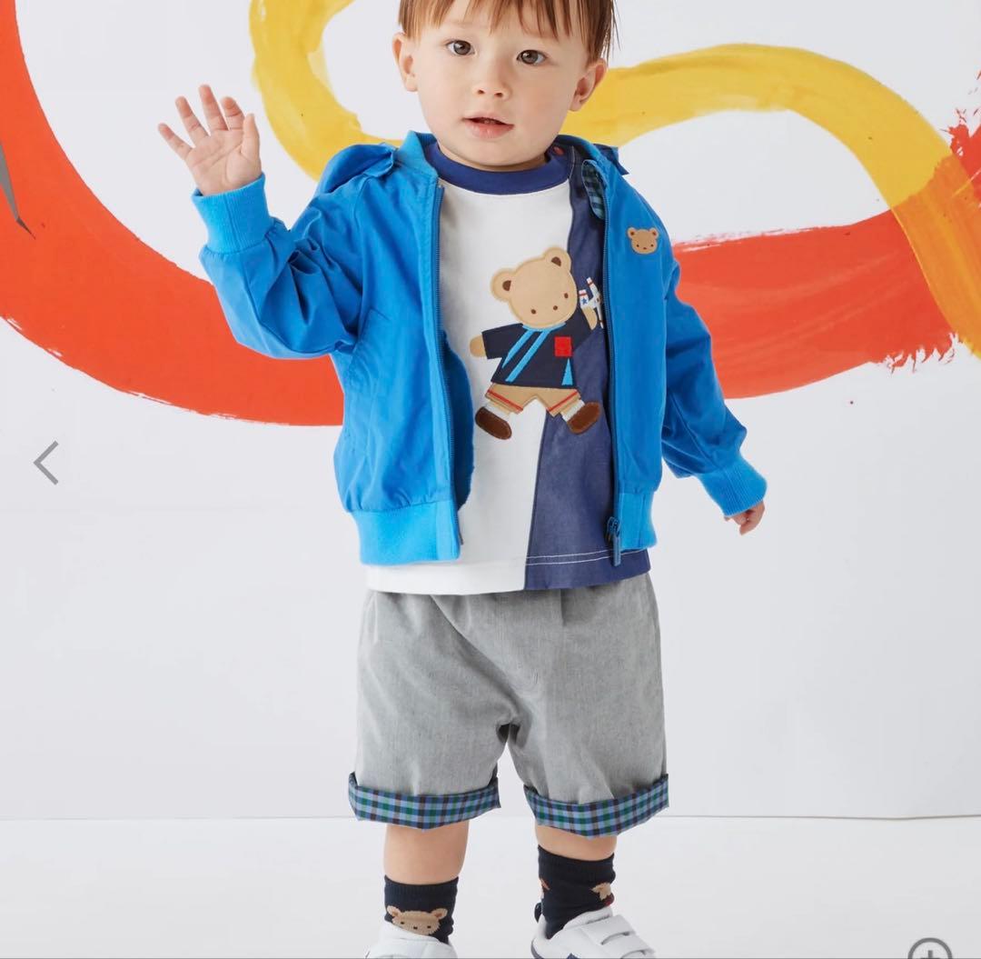 最終お値引き！新品未使用未開封ファミリアパーカー長袖90サイズ