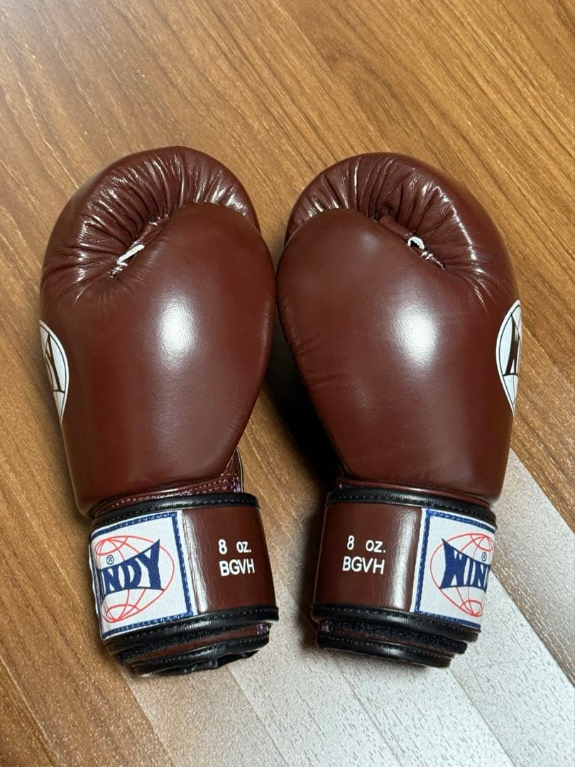 Windy ボクシンググローブ 8oz 8オンス 茶色 ブラウン マルーン