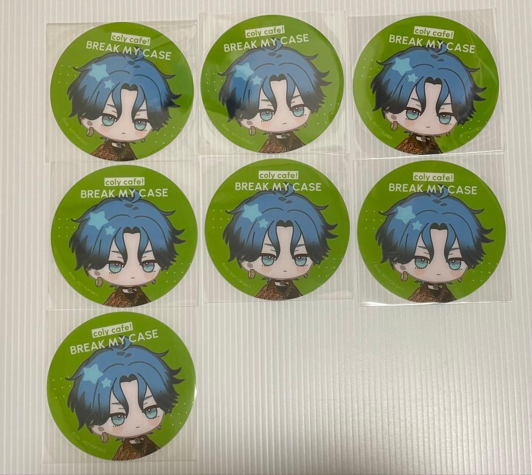 ブレイクマイケース 新名有 コリーカフェ 缶バッジ17点 コースター