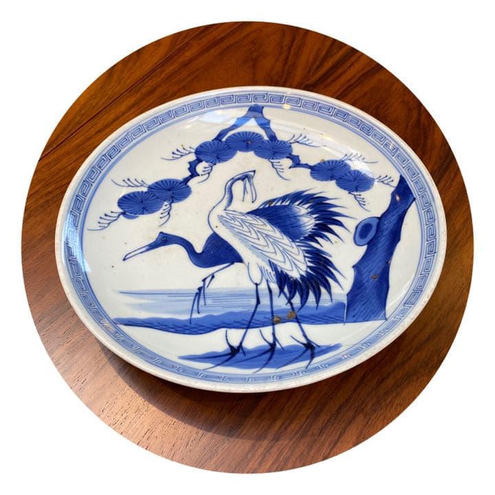 古伊万里染付大皿