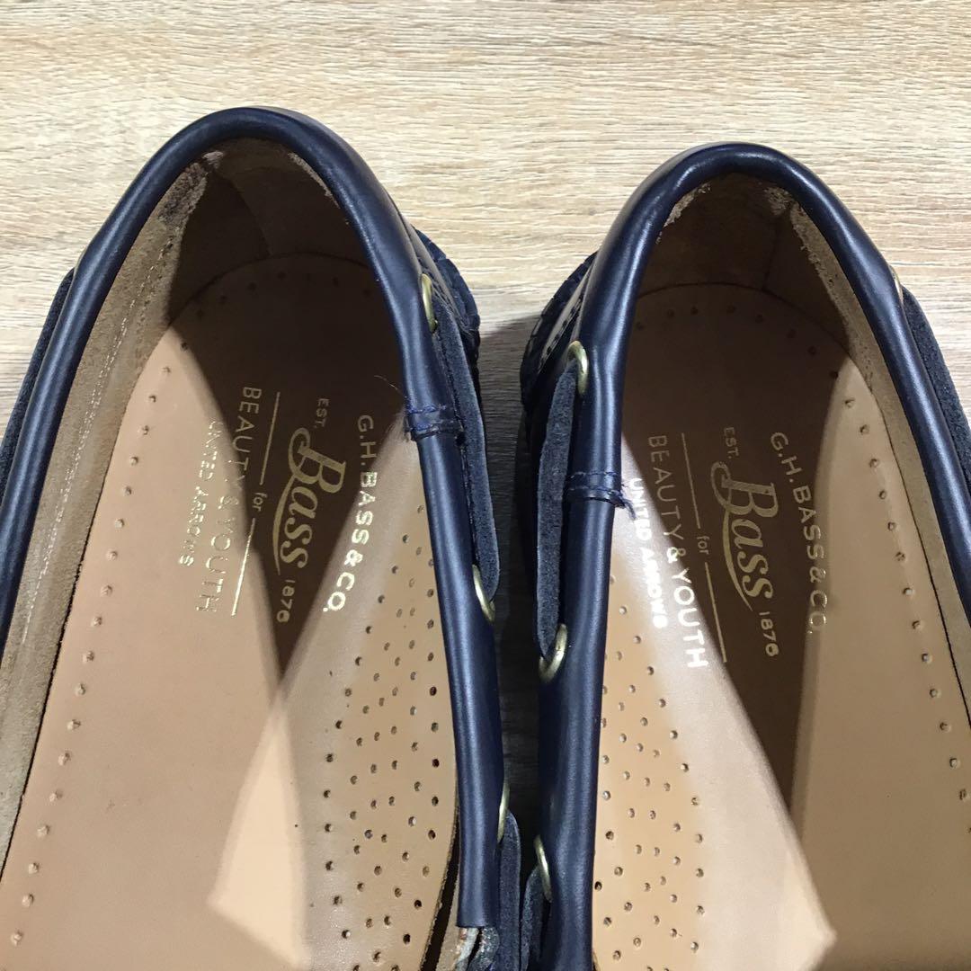 ジーエイチバス BEAUTY&YOUTH別注　モカシン　デッキシューズ