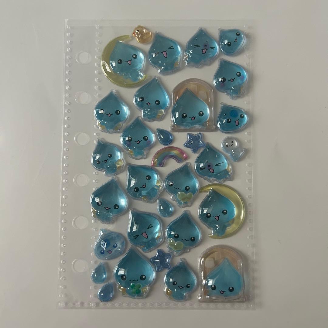 シール帳 完成品 しずくちゃん　ディズニー　あわわちゃん　スンスン　10枚　美品