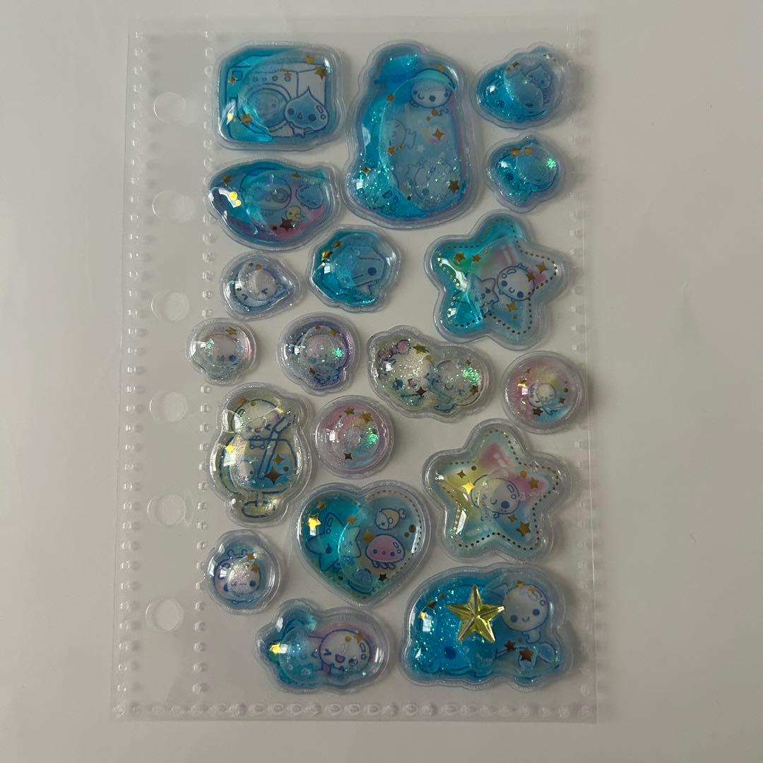 シール帳 完成品 しずくちゃん　ディズニー　あわわちゃん　スンスン　10枚　美品