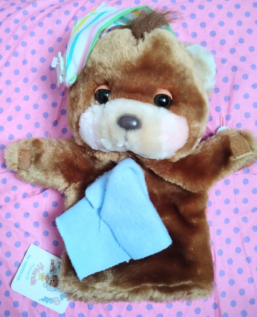 teddy beddy bear パペット タグ付き