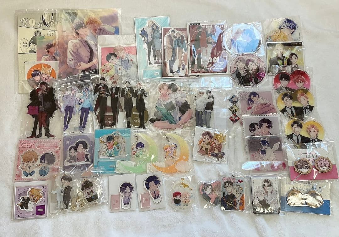 商業BL グッズ まとめ売り アクリルスタンド コースター キーホルダー