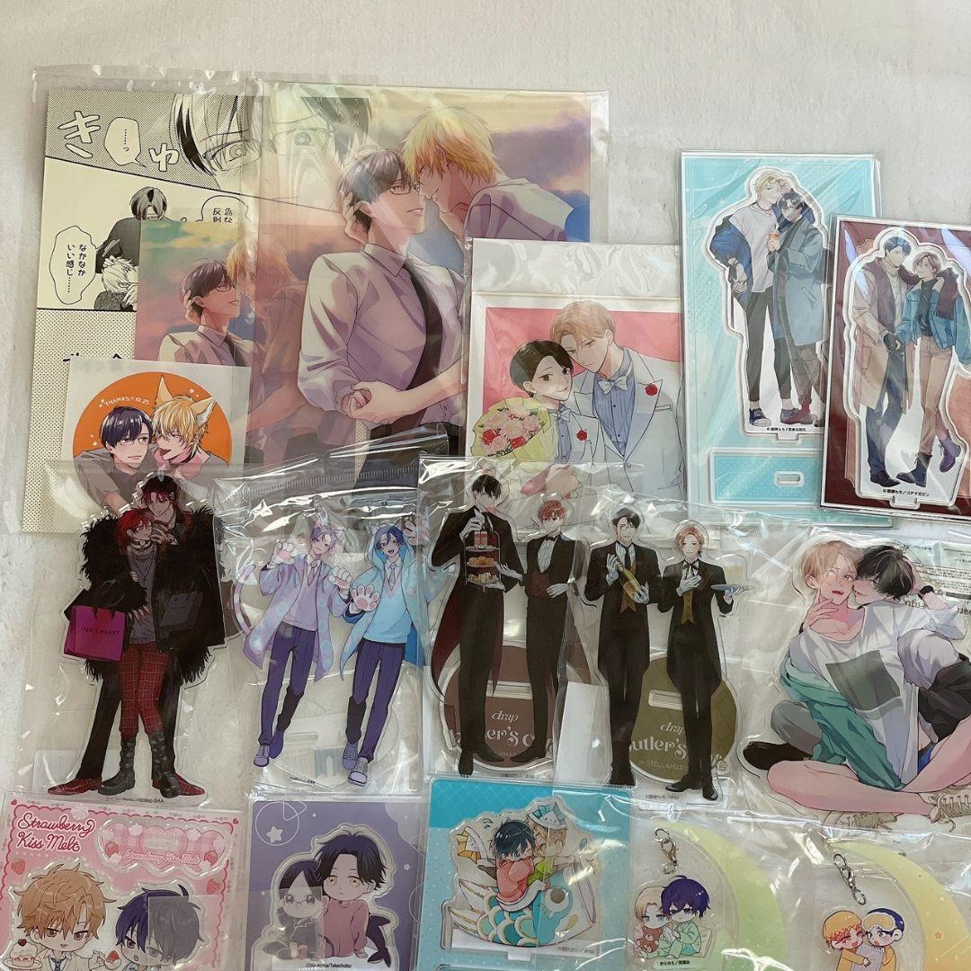 商業BL グッズ まとめ売り アクリルスタンド コースター キーホルダー