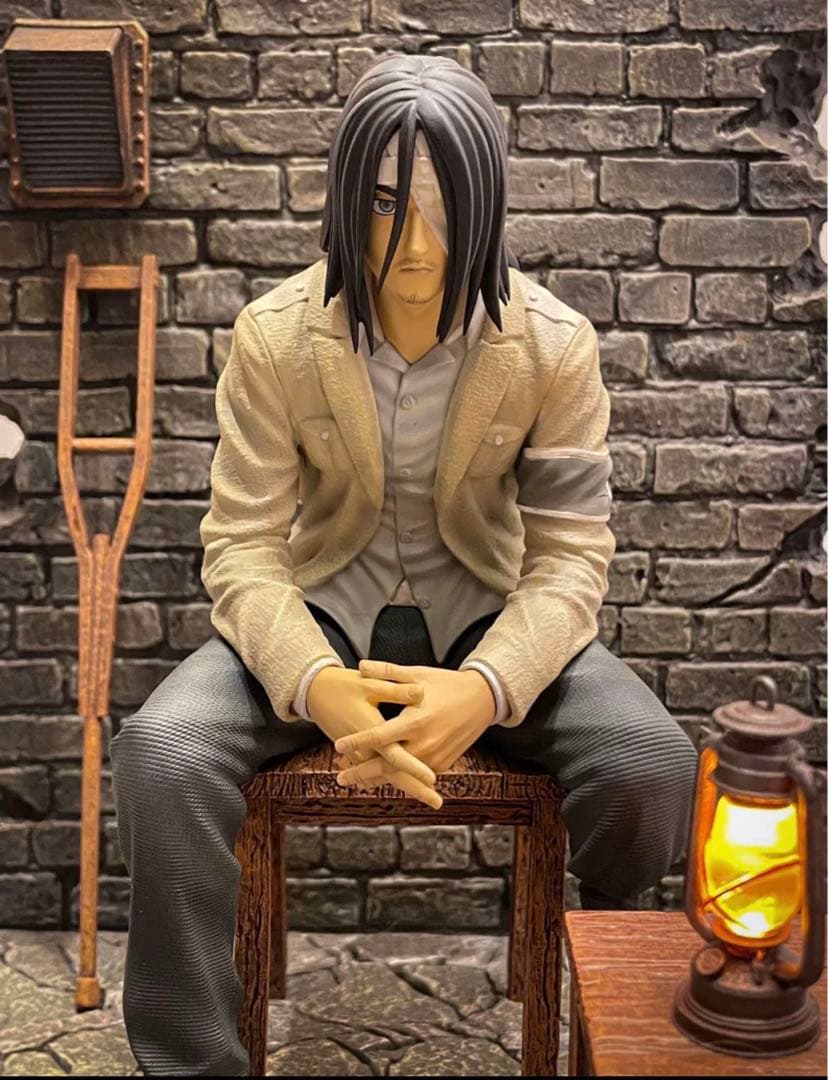 進撃の巨人 エレン・イェーガー ガレージキット ガレキ スタチュー①③