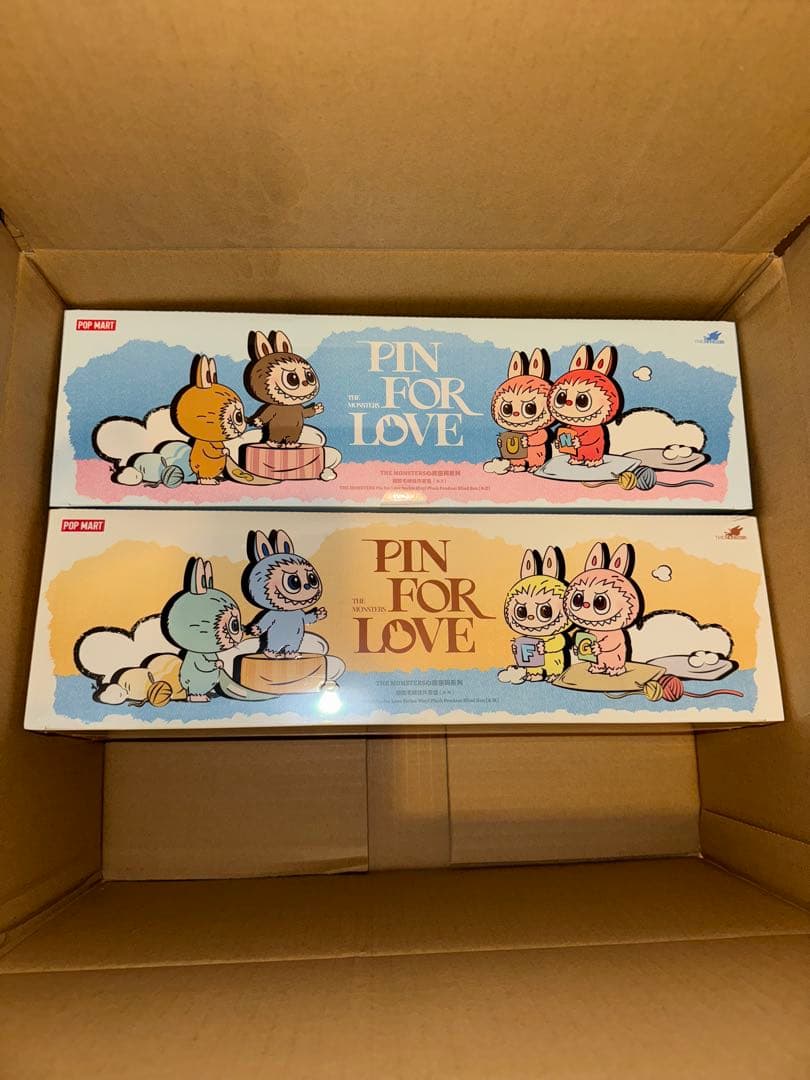 正規品PIN FOR LOVE ラブブ イニシャルアソート　アルファベット　2箱