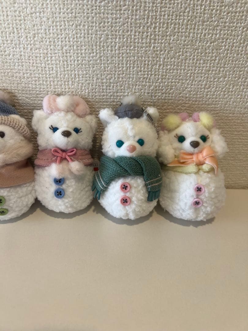 シークレットオブスノーウィーデイ　ぬいぐるみストラップ　雪だるま