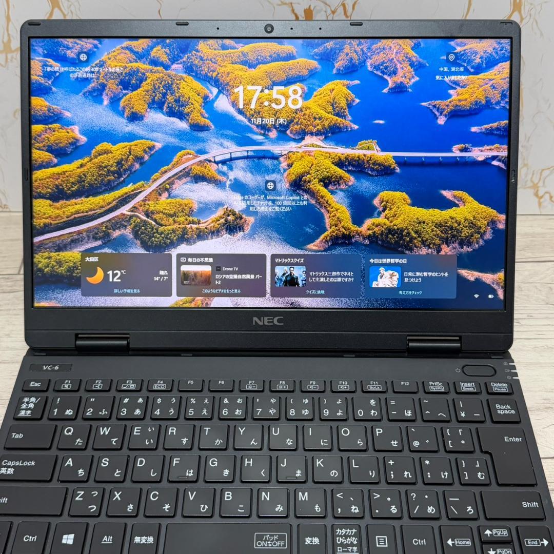 NEC 第10世代Core i5/SSD128/8GB/カメラ/office