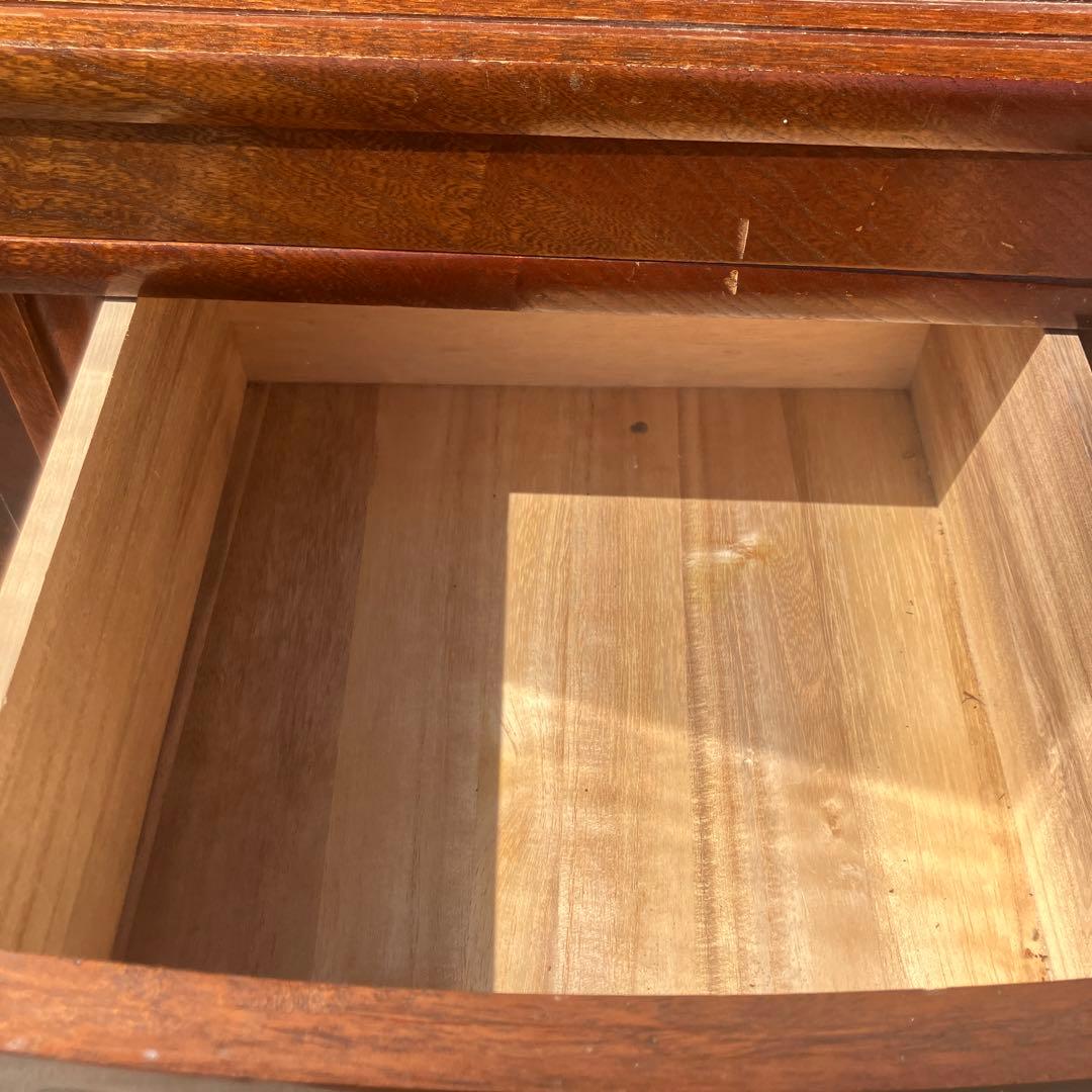 昭和レトロ 欅材 茶箪笥 ガラス扉 サイドボード 古家具 古民家 ビンテージ