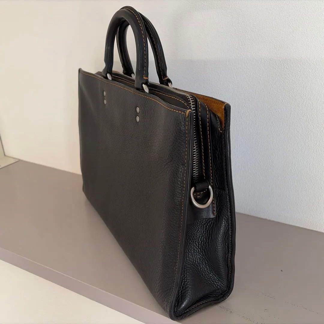 コーチ　ローグ　ブリーフケース　ブラック