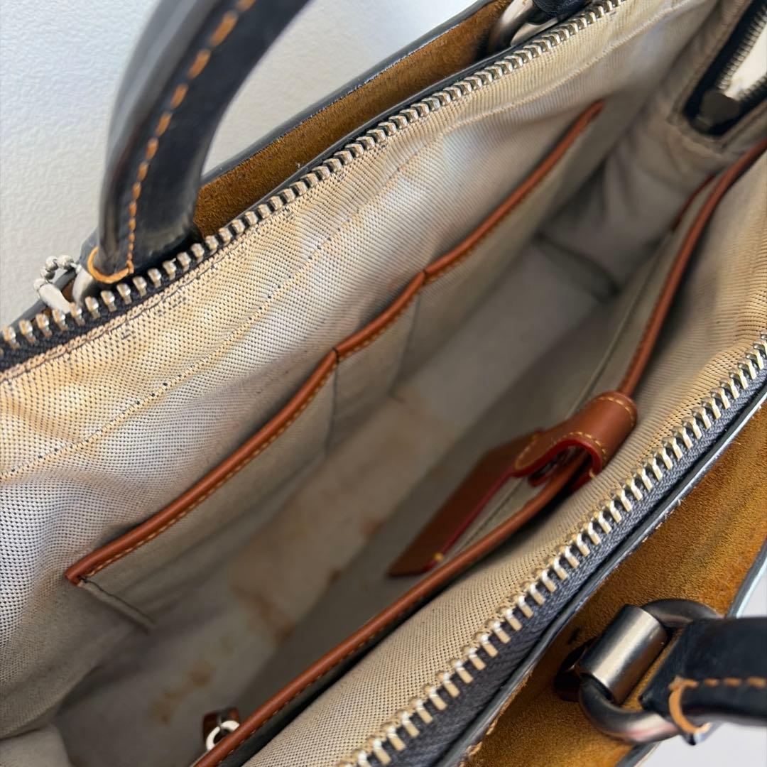 コーチ　ローグ　ブリーフケース　ブラック