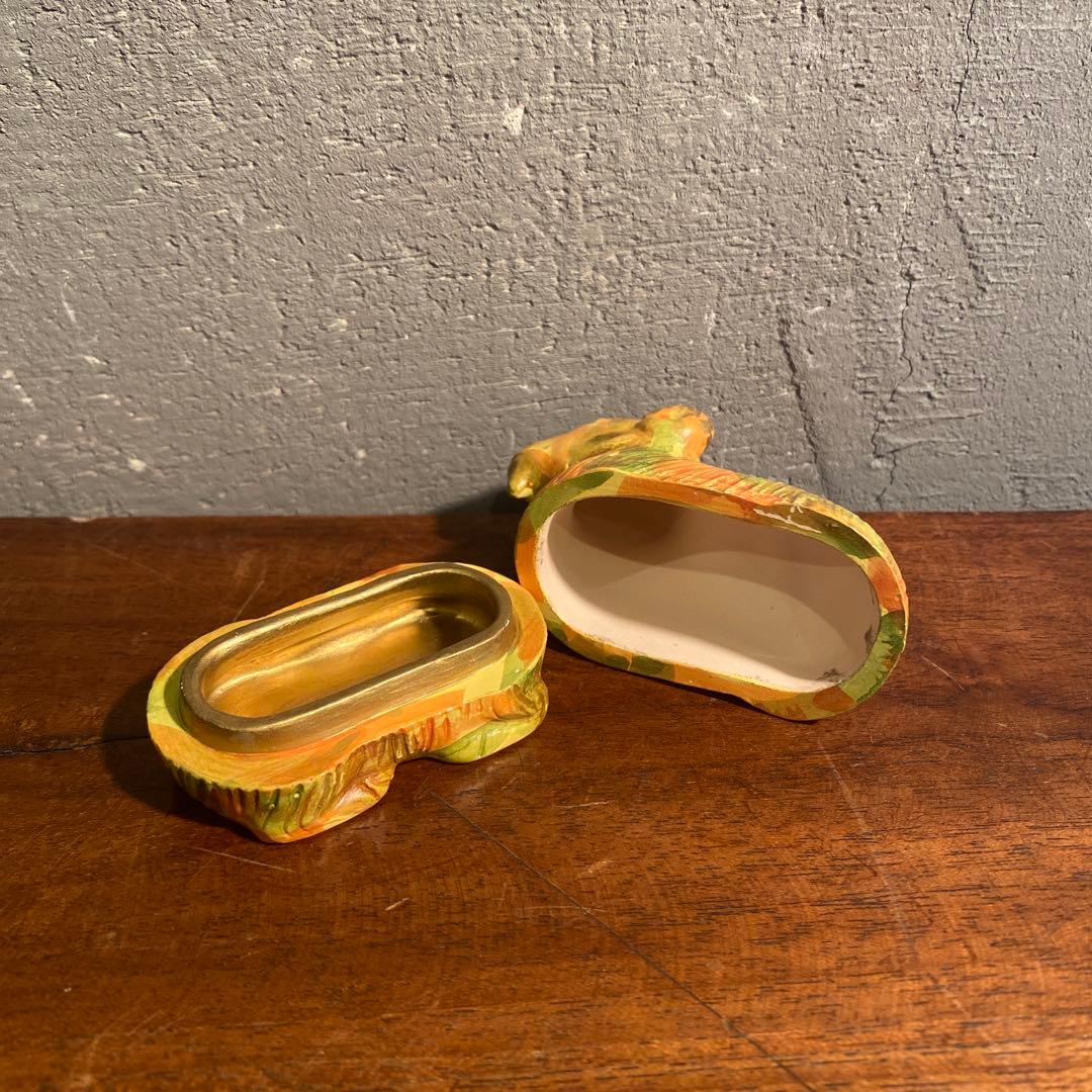 京焼 清水焼 東哉 山羊香合 茶道具 置物 コレクション ヤギ オブジェ