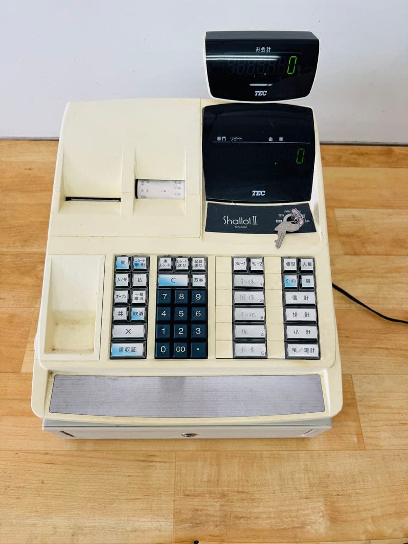 テックレジスター　MA-500　ツインプリンター　TECレジスター 店舗 病院