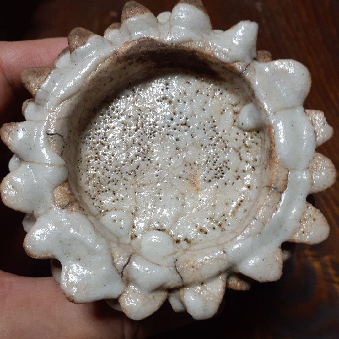 幻の志野焼蓮華台