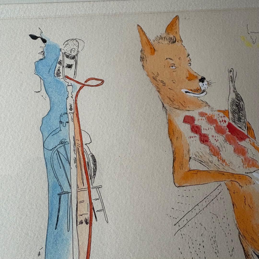 山本容子　”ナイトホール” 1993年　限定20部 バー・ルーカス　大判