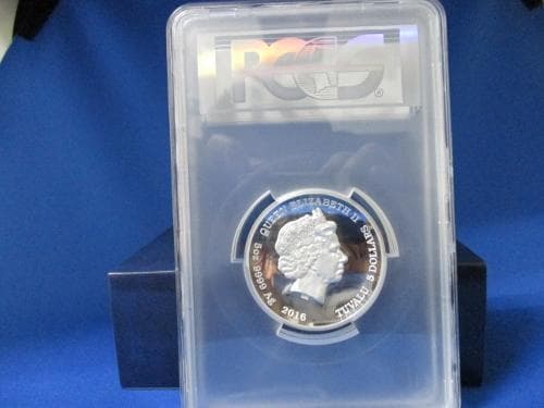 【PCGS70 最高鑑定】ツバル パールハーバー75周年 5オンスプルーフ銀貨