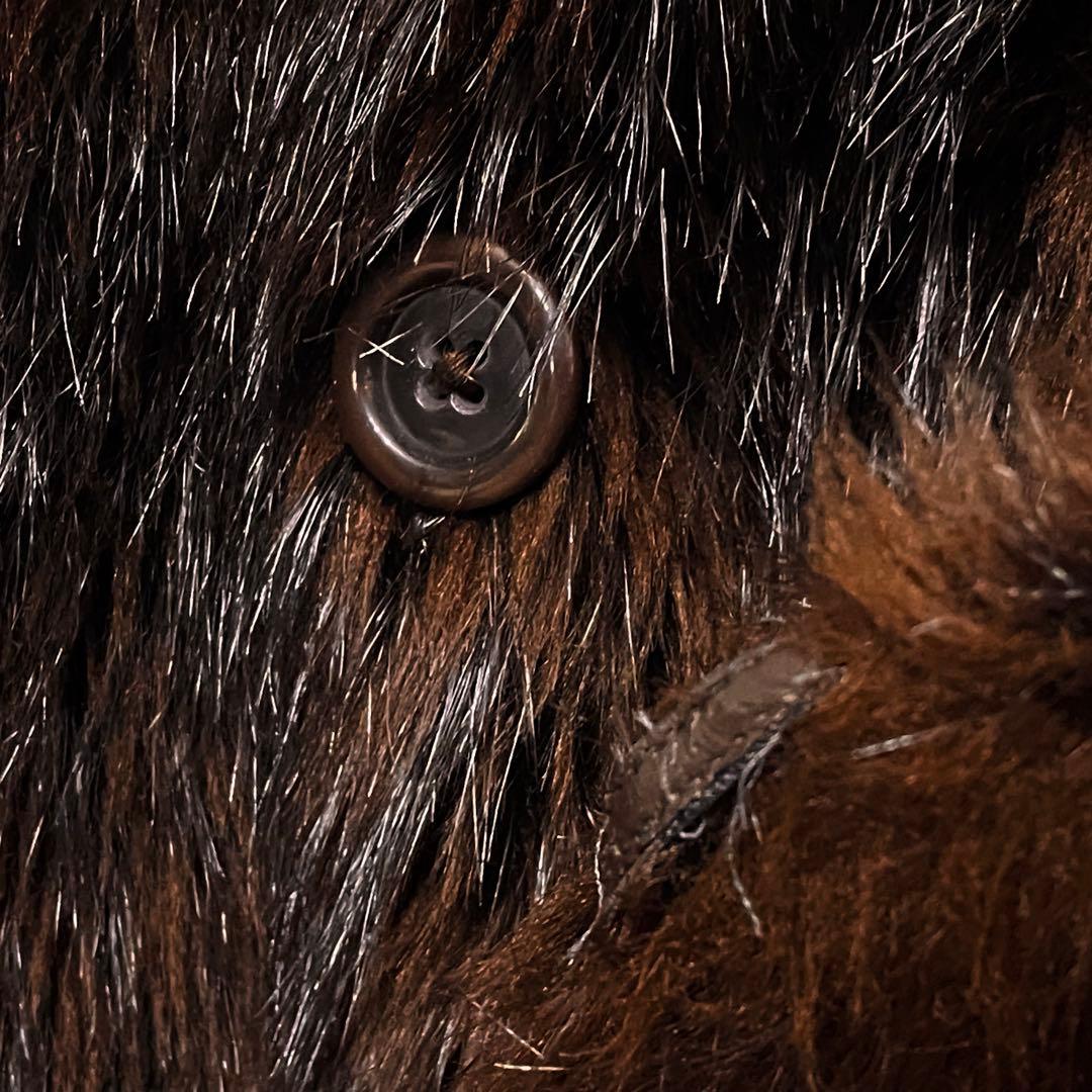 《未使用級》 マルタンマルジェラ ビーバーフェイクファーコート ブラウン