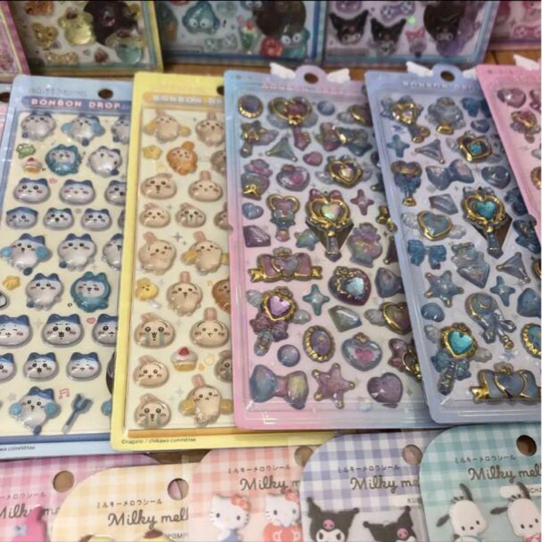 正規品⭐︎サンリオ　ちいかわ　ディズニー　ボンボンドロップ　平成女児シール交換