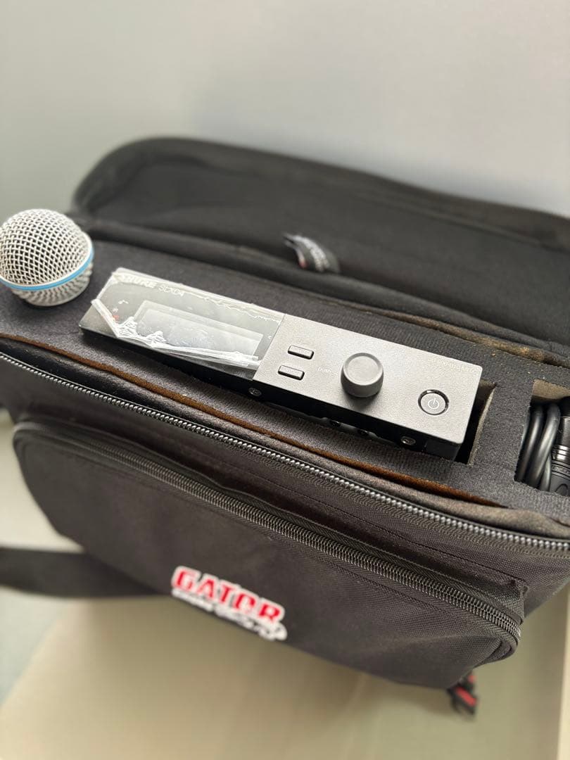 SHURE SLXD4 ets set bag付き　SLXD2マイク付き