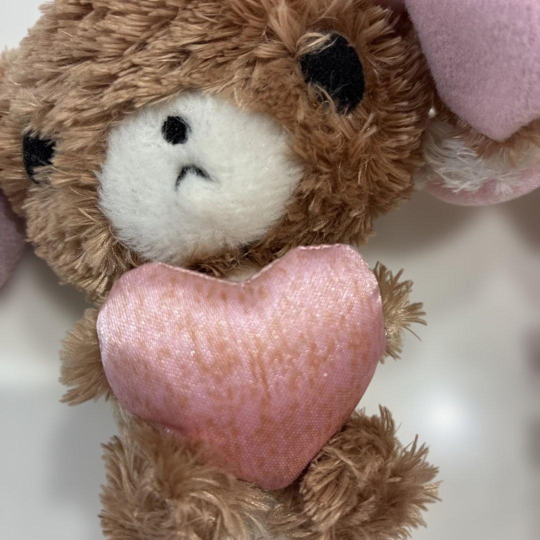 Sugarbunnies くろうさ しろうさ　ぬいぐるみキーホルダーセット