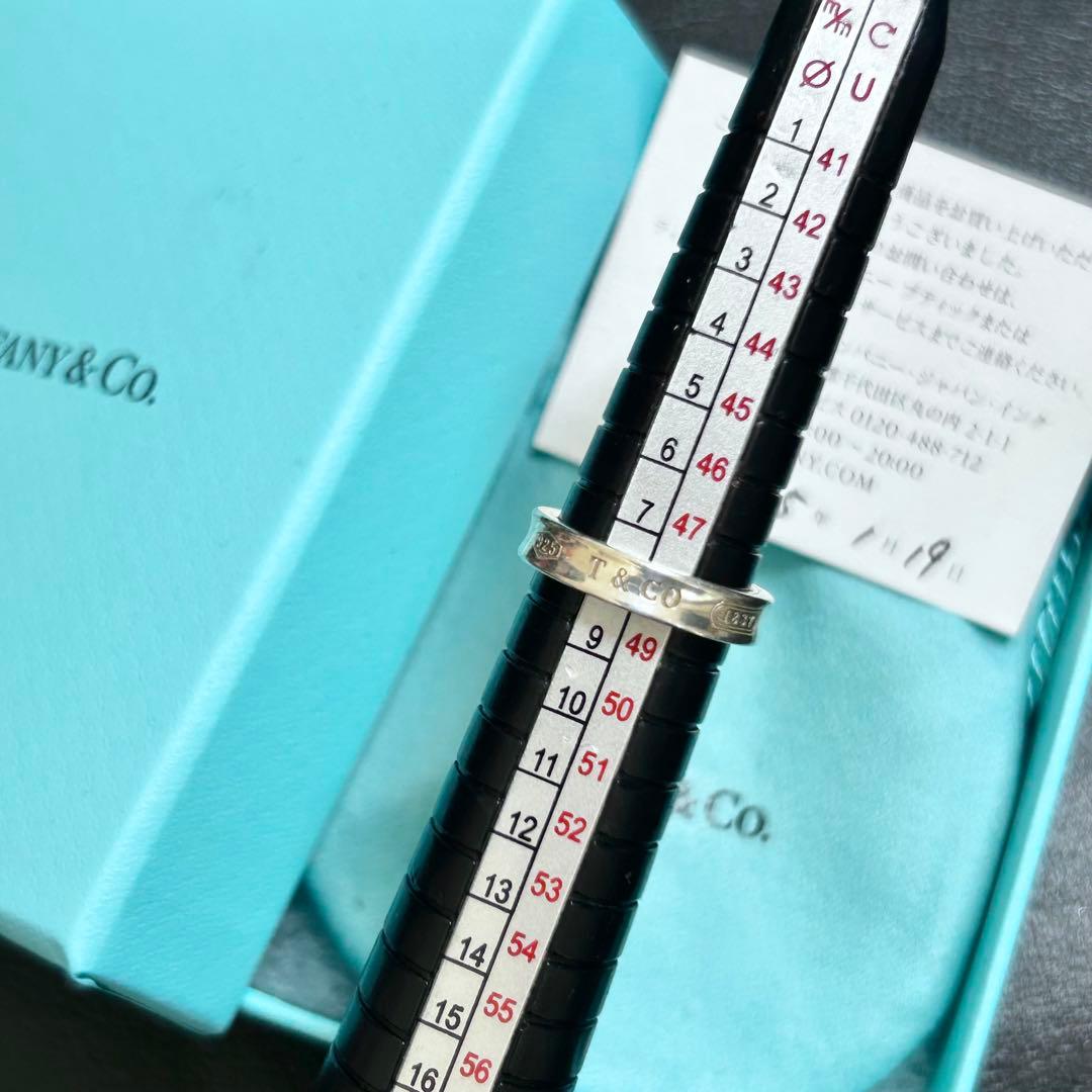 ティファニー　ナローリング　8号　指輪　Tiffany シルバー　美品