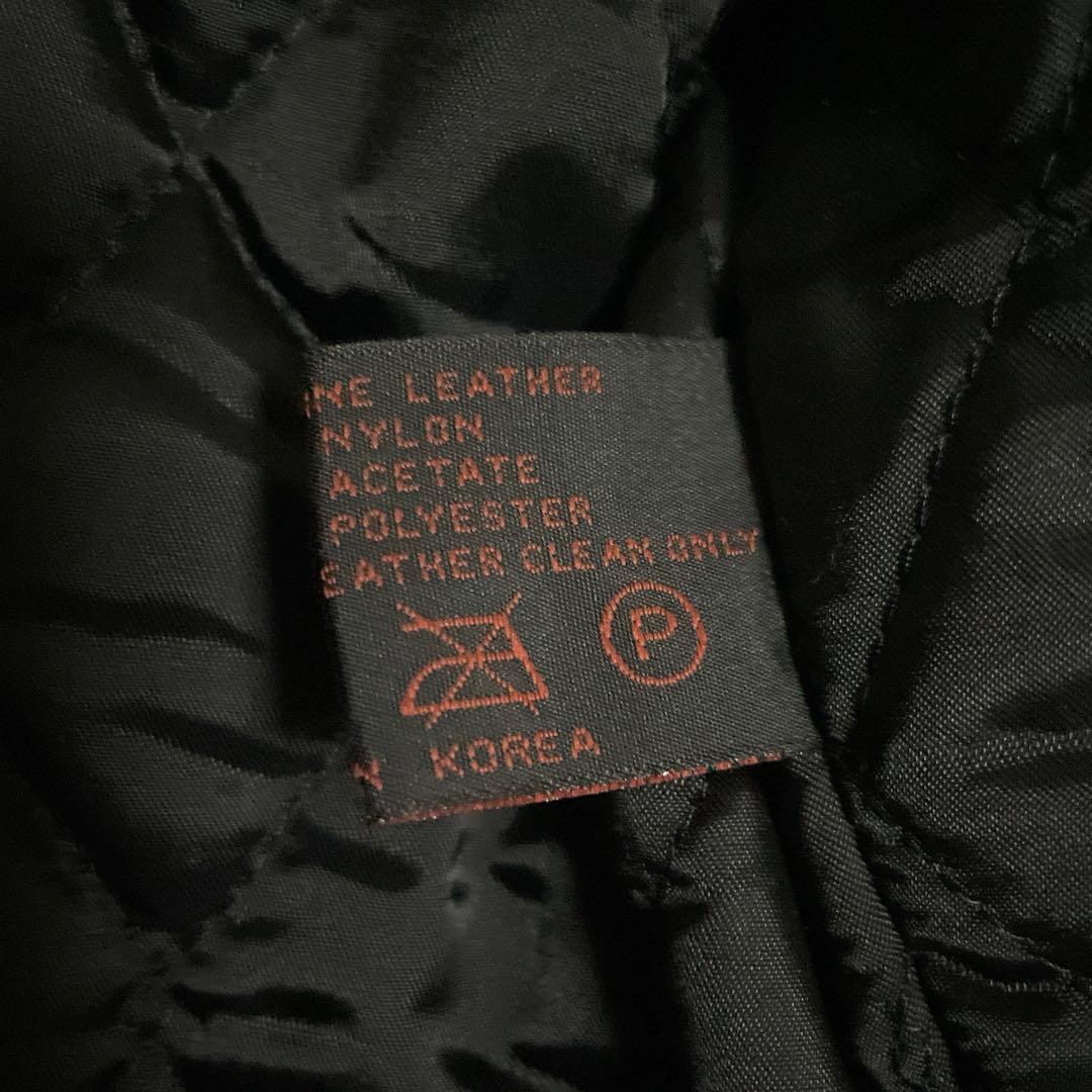 RBC レザージャケット　シングルライダース　本革　M メンズ　ヴィンテージ