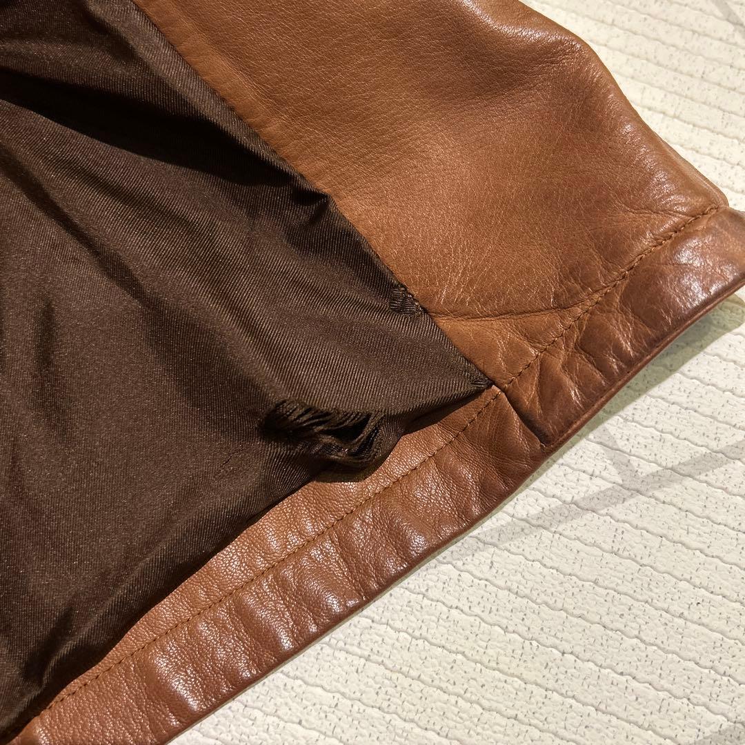 SERAPHIN ライダースジャケット　ベージュ