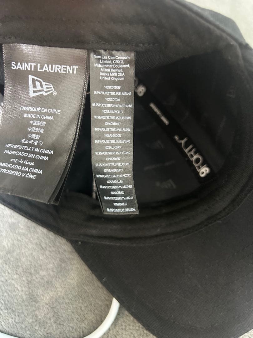 【早い者勝ち】YSL×New Era ブラックキャップ 美品