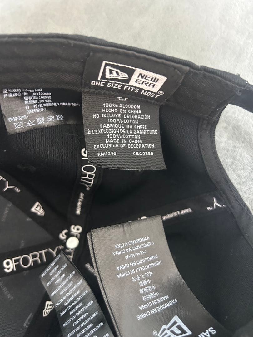 【早い者勝ち】YSL×New Era ブラックキャップ 美品