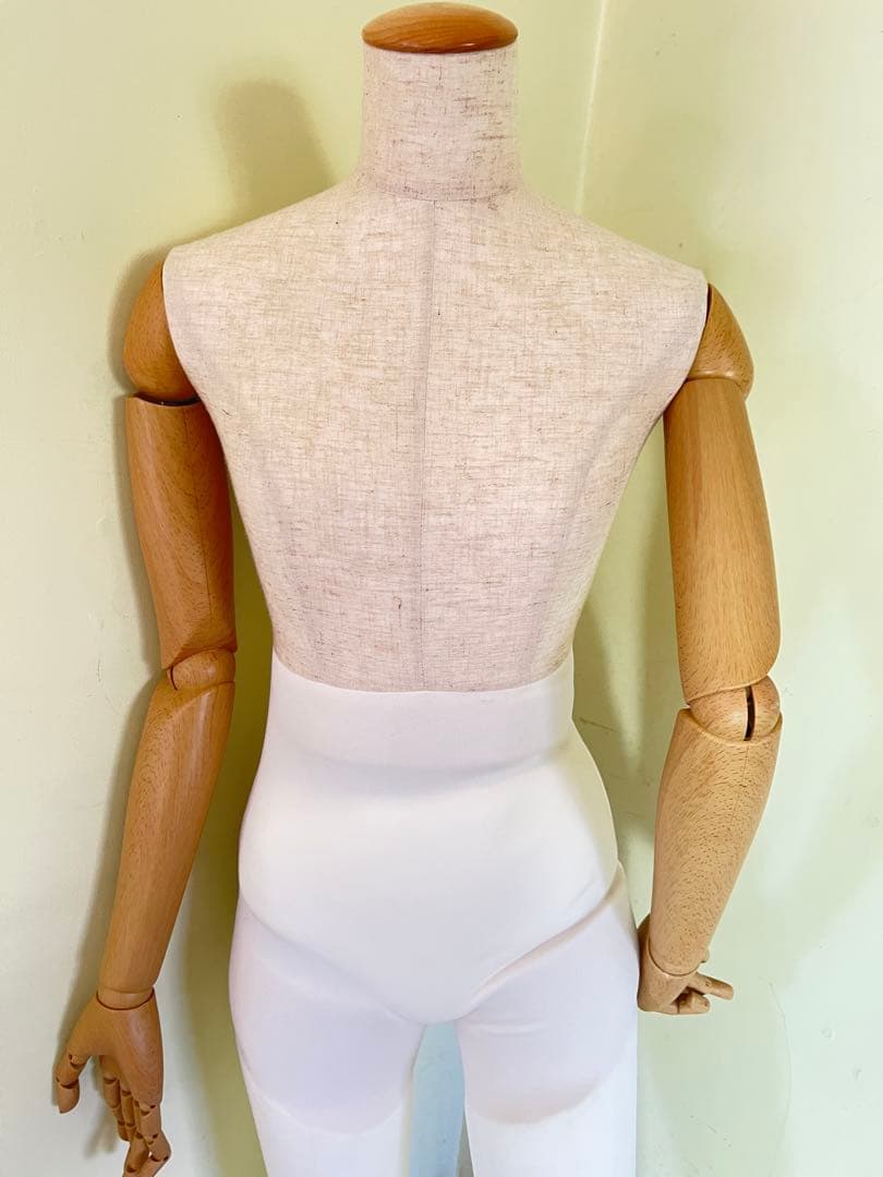 フレキシブルマネキン ハイウエストデザイン　ホワイト　レディース