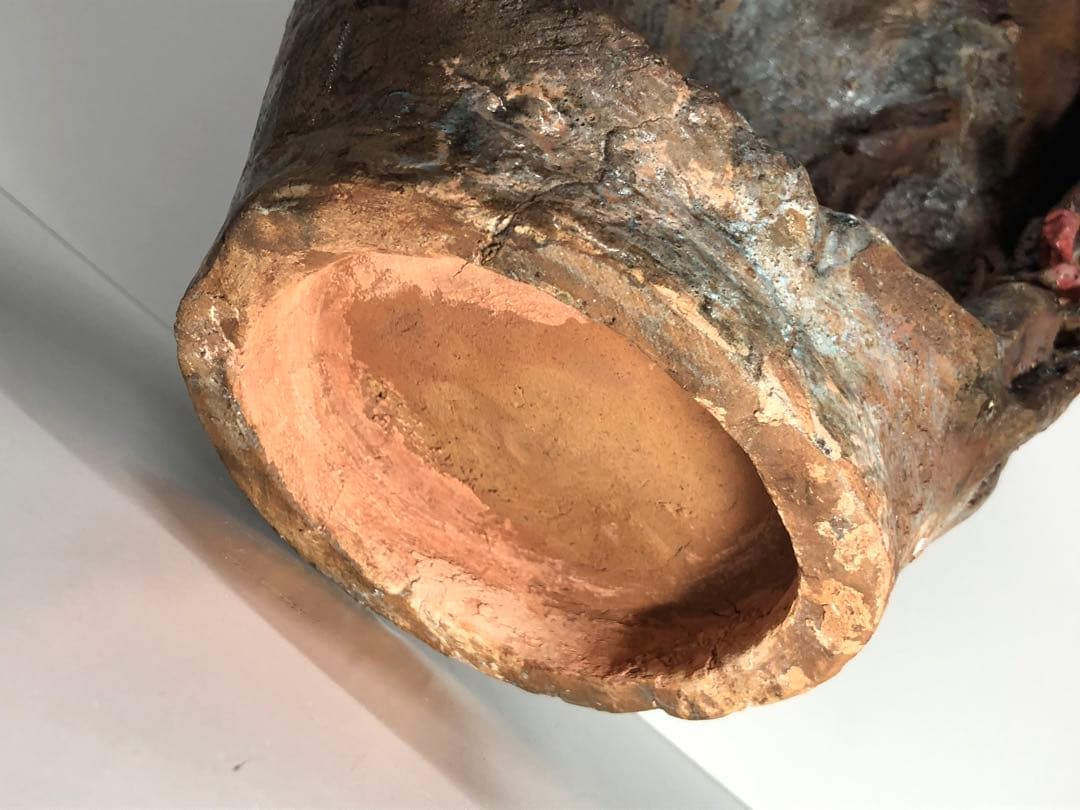 天神蟹　蟹細工　壺