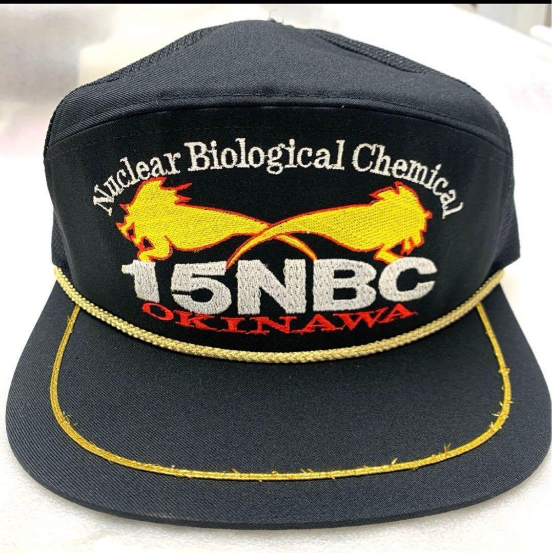 15NBC 沖縄 キャップ 黒 メッシュ