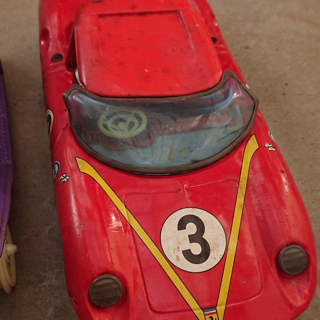 昭和40年代レッド ブリキ自動車 24 Heures Le Mans #3 昭和