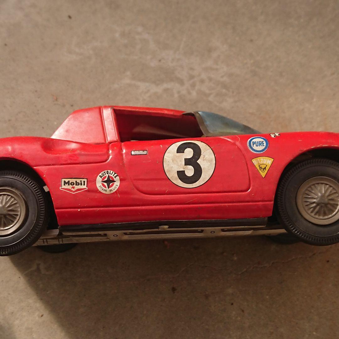 昭和40年代レッド ブリキ自動車 24 Heures Le Mans #3 昭和