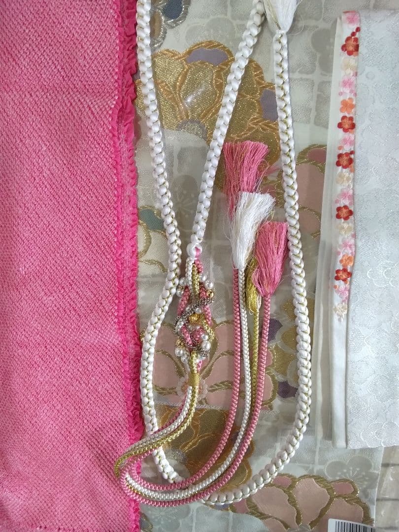 【専用】です❗正絹振袖成人式、重ね衿帯揚げ帯締め、西陣袋帯、襦袢、ガード加工