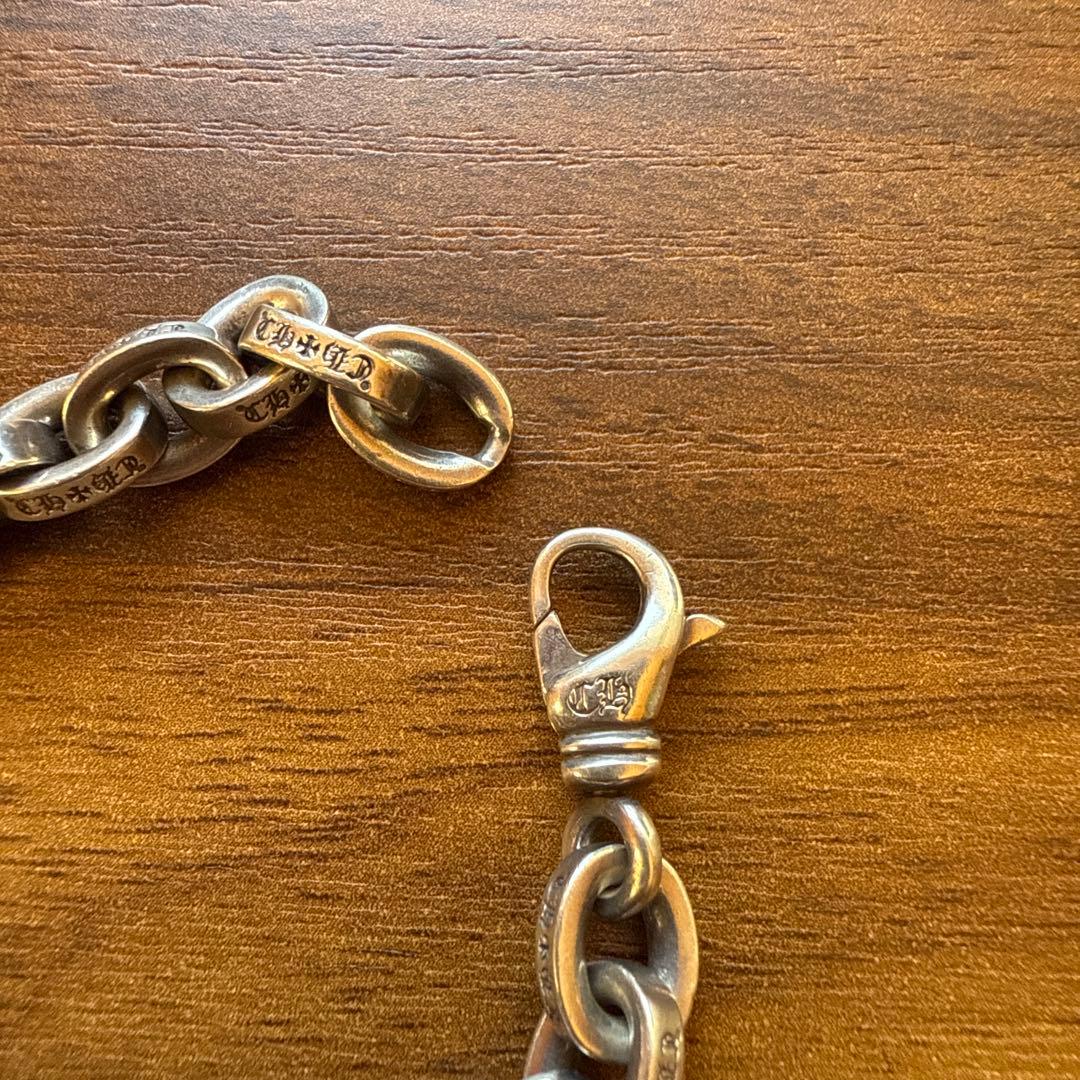 クロムハーツ ラージ　ペーパーチェーン　ブレスレット