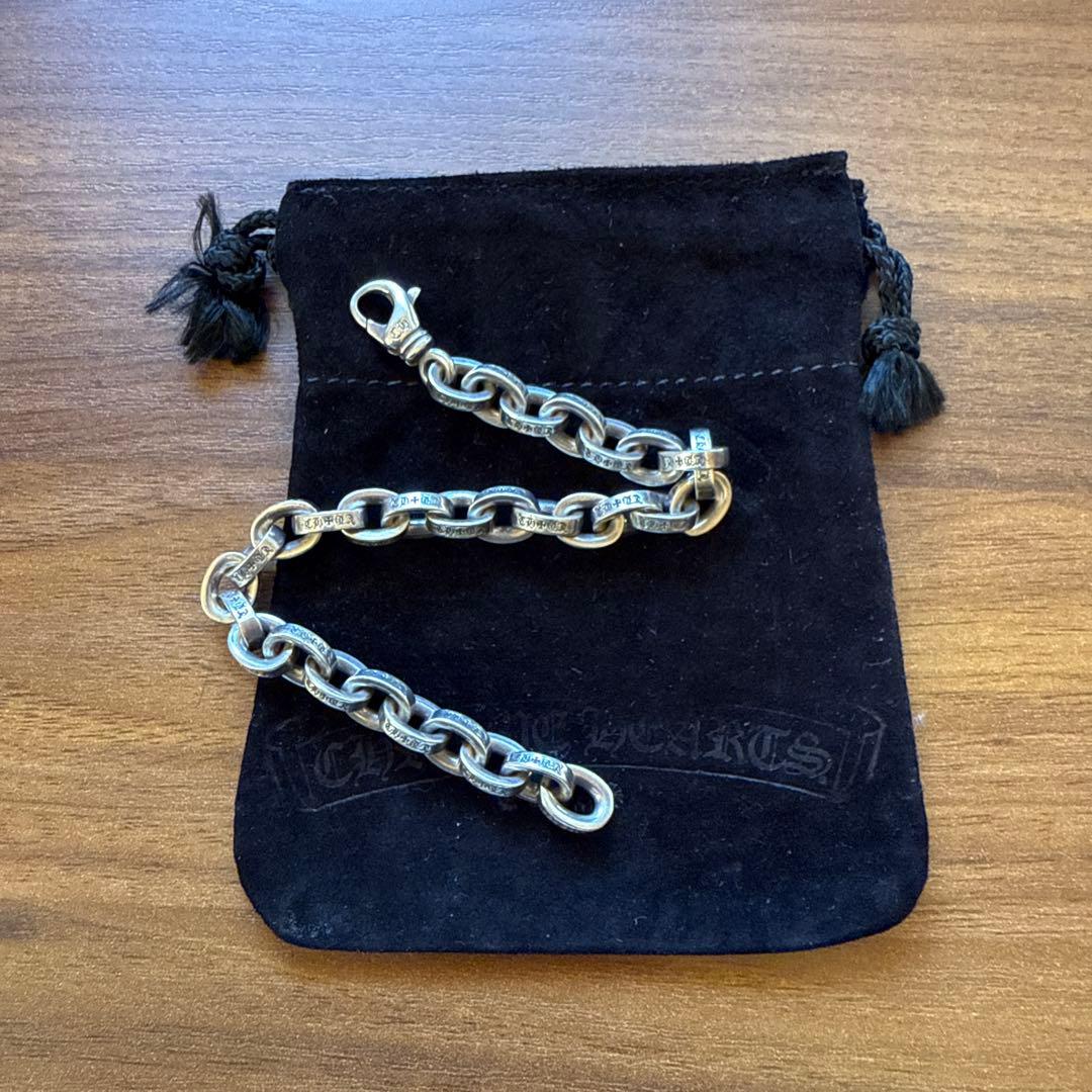 クロムハーツ ラージ　ペーパーチェーン　ブレスレット