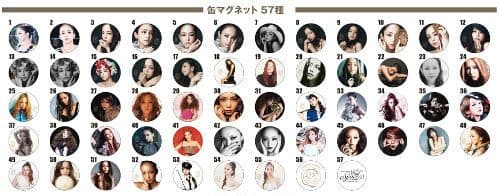 安室奈美恵 Final Space グッズ ガチャガチャ 缶マグネット コンプ