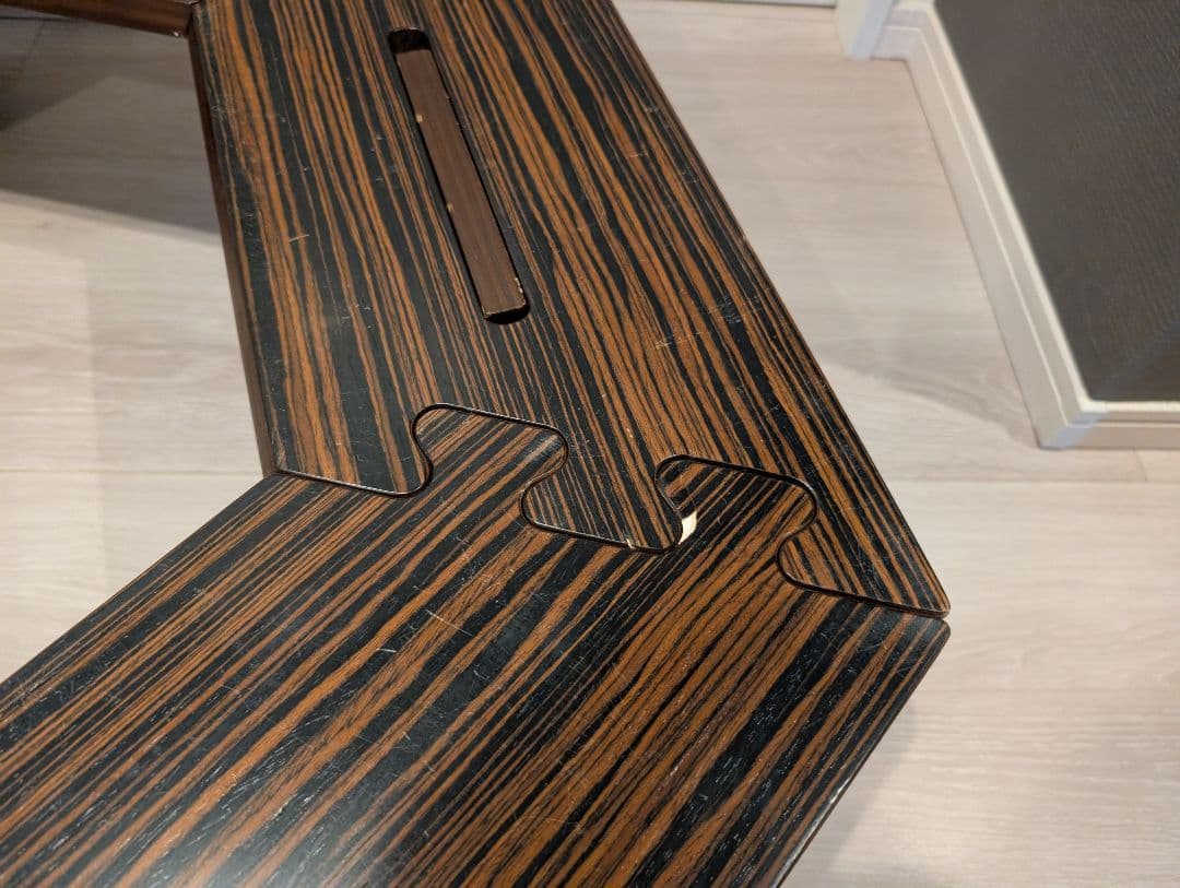 TheArth ヘキサテーブル 黒しま次郎 TheArth収納袋付き