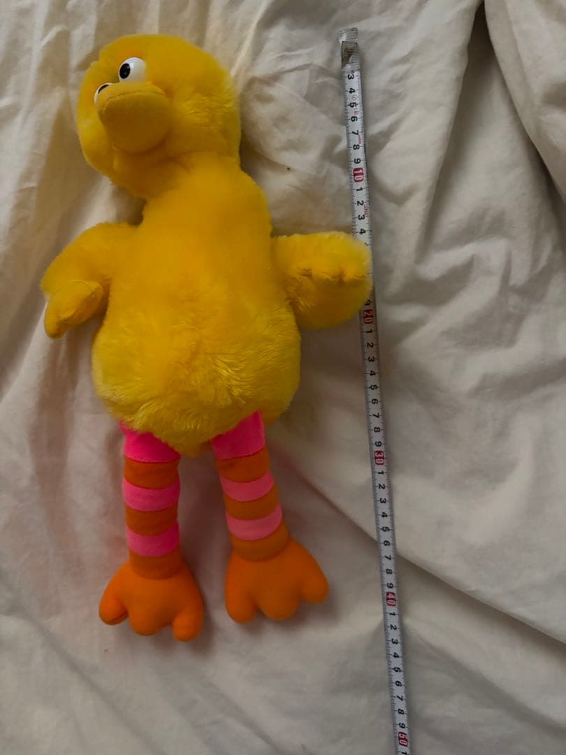 【タグ付】ビッグバード ビンテージぬいぐるみ 40cm セサミストリート」