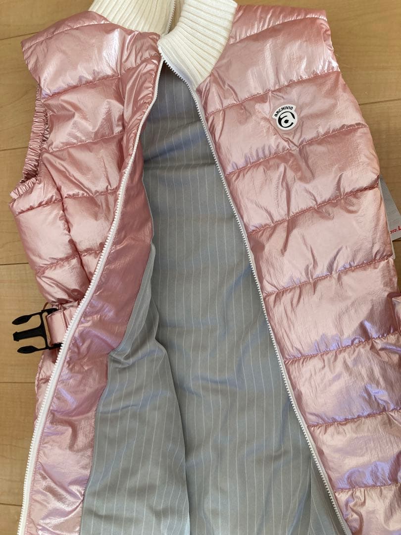 archivio ピンク ダウンベスト　ロング　36