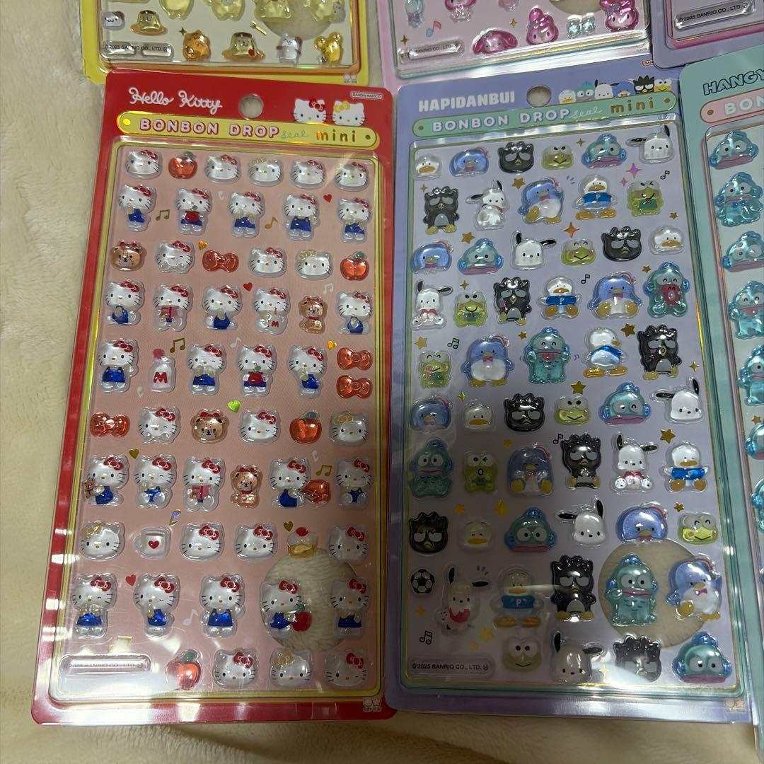 サンリオ　ボンボンドロップmini キティ　ポムポムプリン　シナモン　クロミ