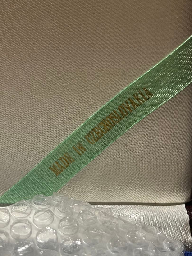 【新品】ボヘミアガラスのお皿6個セット