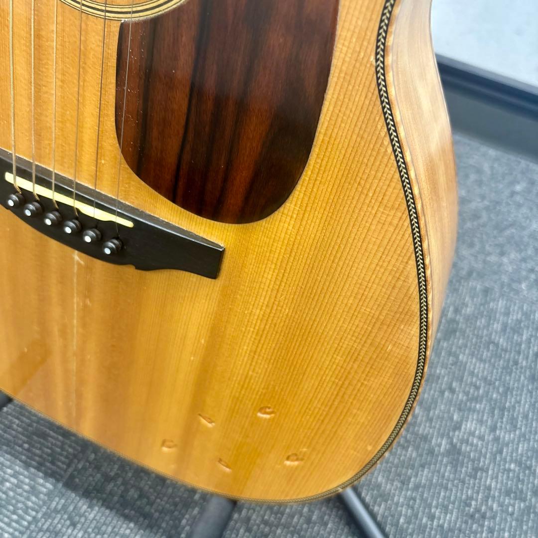 エゾ松・桜材のギター：工房yoshi（現：木の奏）製No.6