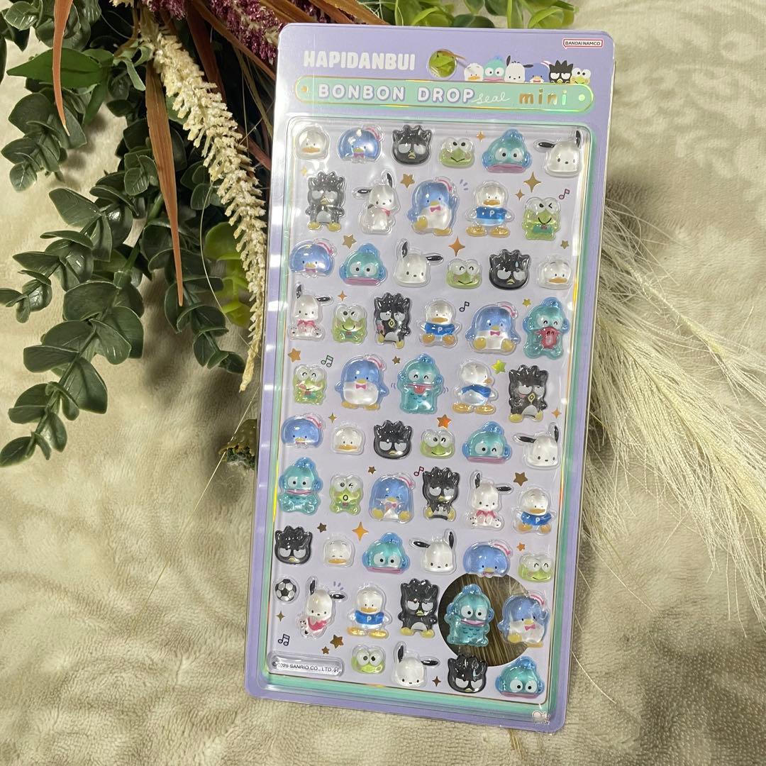 【正規品】ボンボンドロップシールミニ　サンリオ　フルコンプ　8個　8種　新品