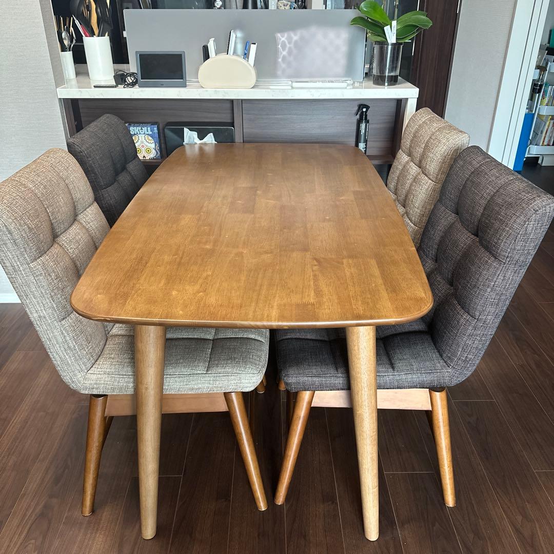 【特価】木製ダイニングテーブル　※送料込み