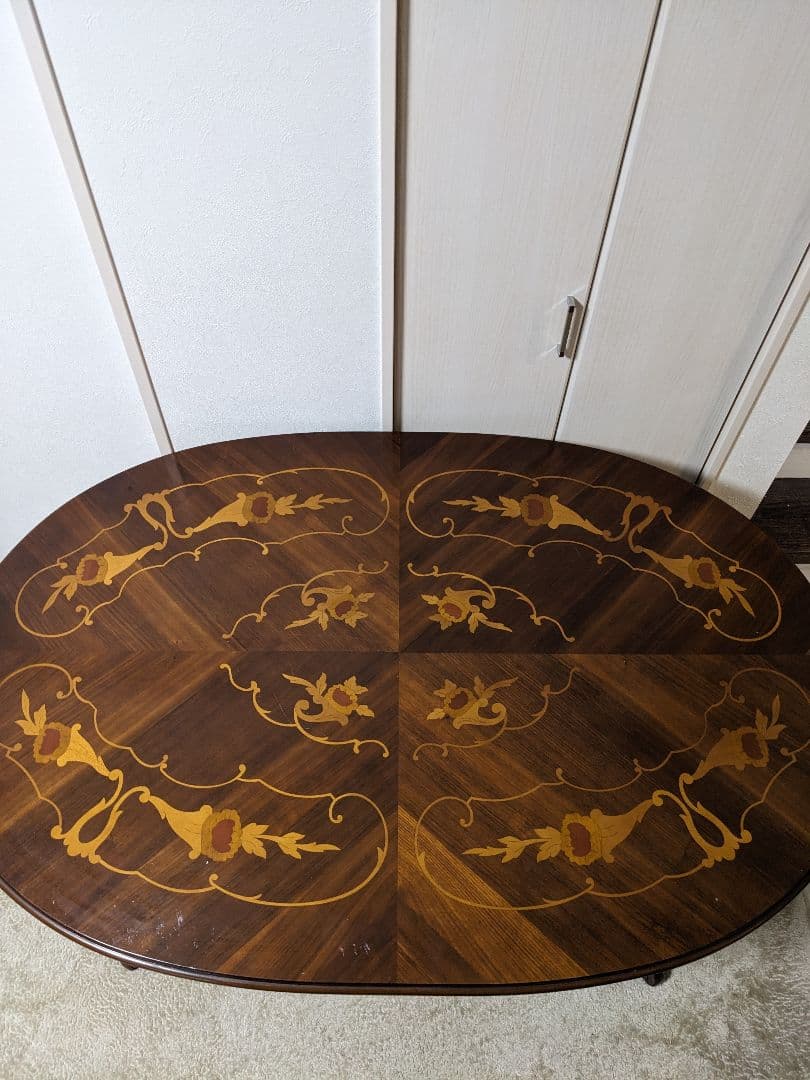 象嵌　ITALIA　イタリア製　Italy　ダイニングテーブル　アンティーク